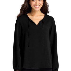 Women's Textured Crepe Blouse
